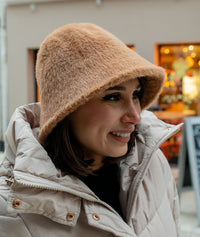 Bob en fausse fourrure - noir