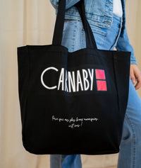 Tote bag Shop logo Carnaby - noir