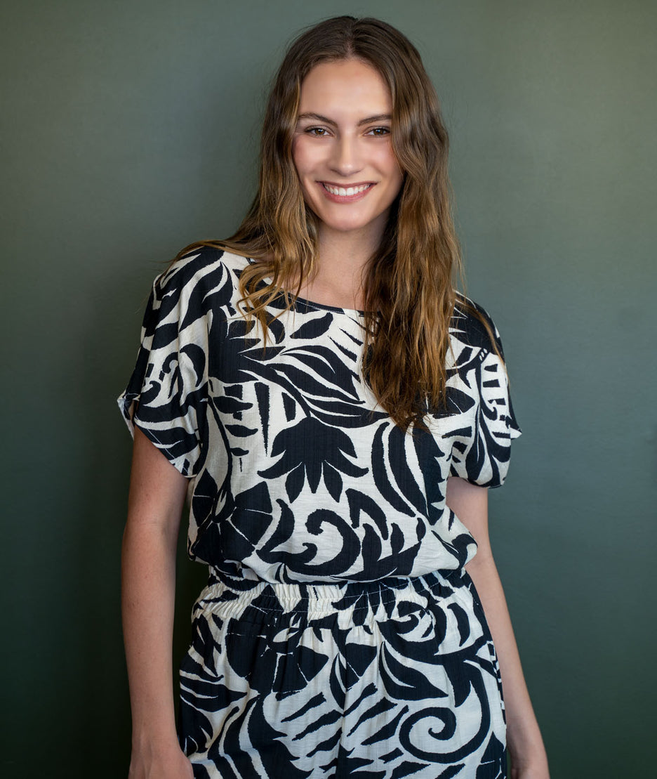 T-shirt fluide d'ensemble face