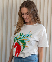 T-shirt à imprimé Piment face