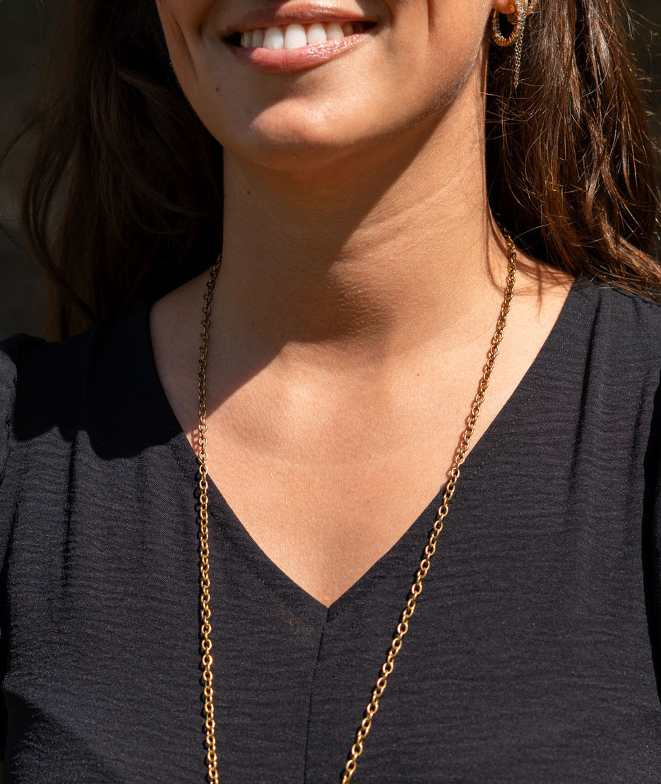 Combinaison ample Line noir détail col