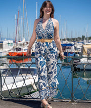 Combinaison dos-nu Audrey marine face