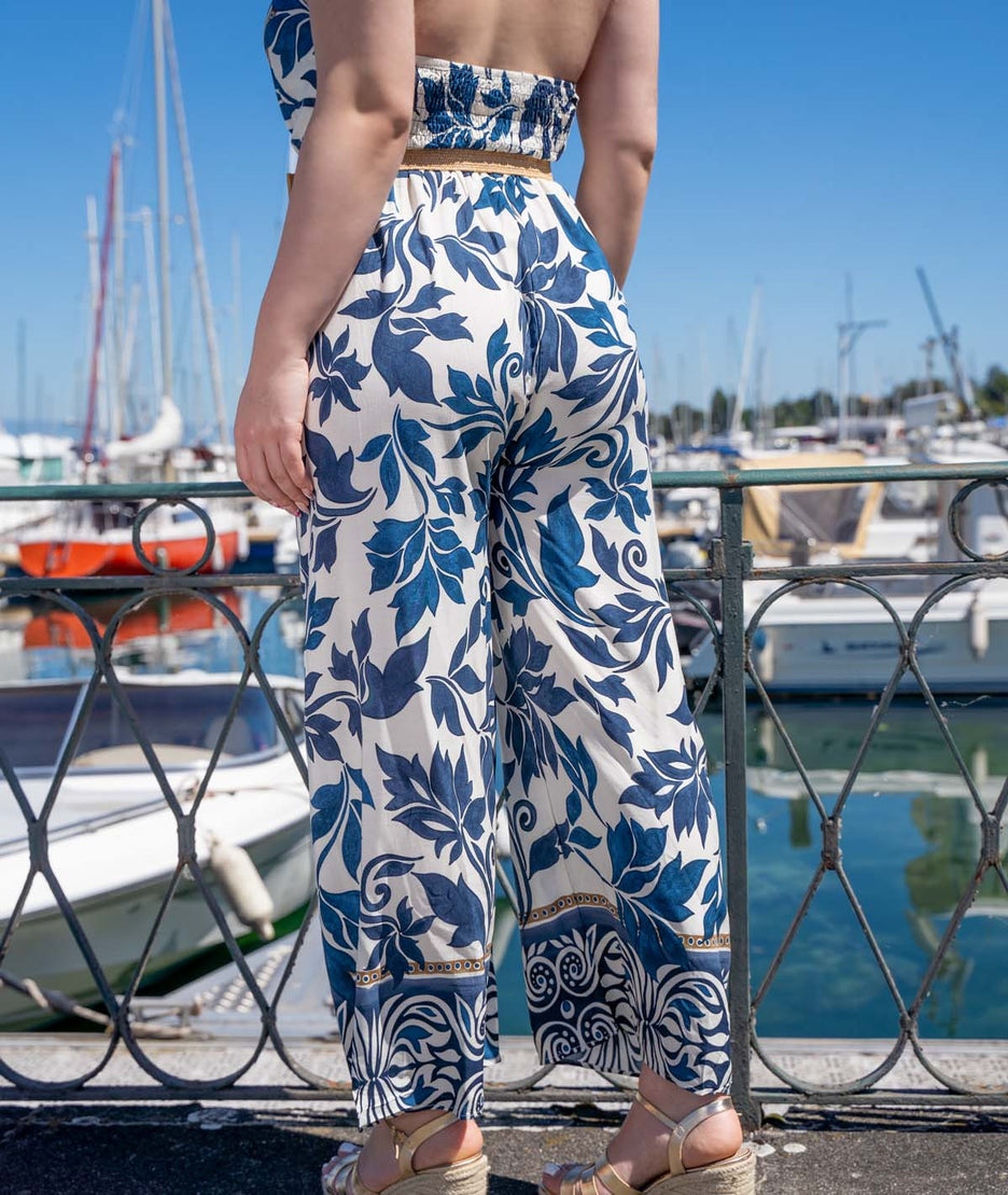 Combinaison dos-nu Audrey marine bas dos