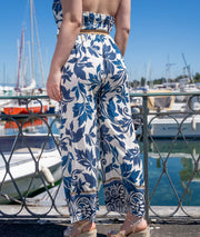 Combinaison dos-nu Audrey marine bas dos