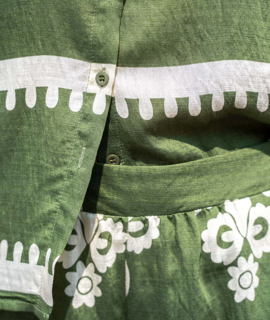 Ensemble short Beatrice - kaki