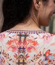 Robe longue en mousseline Bohelia dos