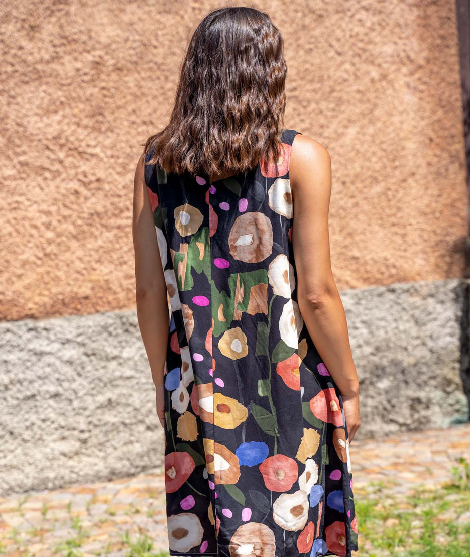 Robe courte Lico noir dos