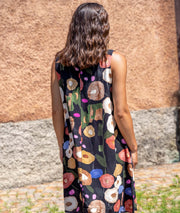 Robe courte Lico noir dos