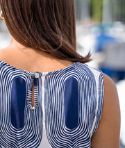 Robe courte Geo marine détails