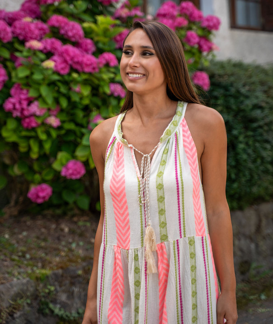 Robe longue bohème Flechie détails