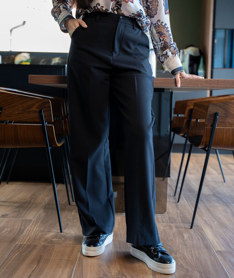 Pantalon habillé Flary noir face avant