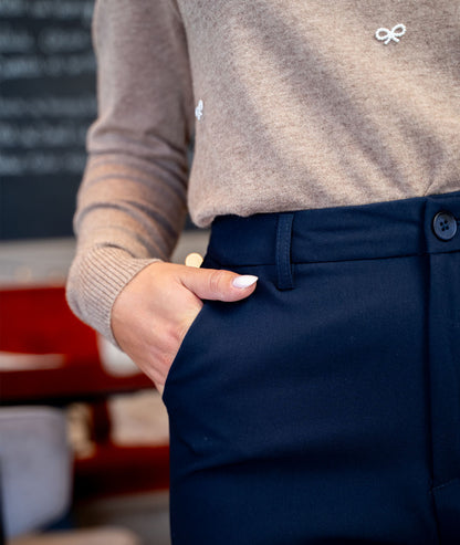 Pantalon habillé Flary - marine