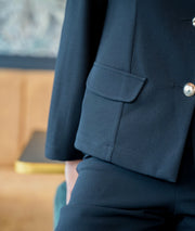 Veste blazer Louise noir détails