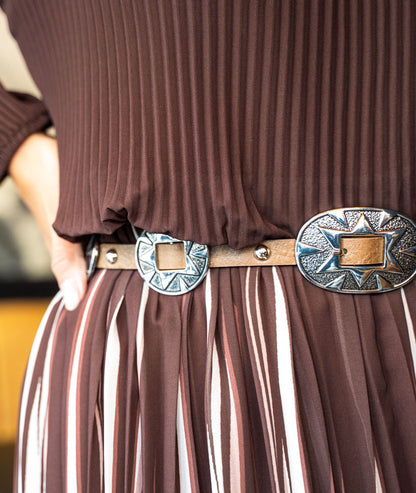 Ceinture style Western Texas face