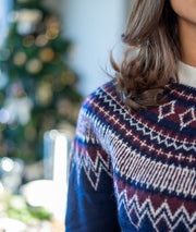 Cardigan maille jacquard Monty détail épaule