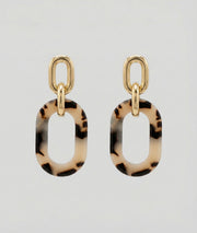 Boucle d'oreille dorée Carrie