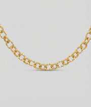 Collier doré à pendentifs Bindi détails