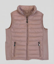 Doudoune sans manches Romy rose face