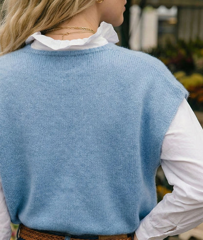 Gilet sans manches Butonna ciel détails