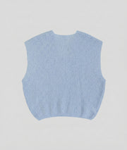 Pull sans manches Sama ciel dos