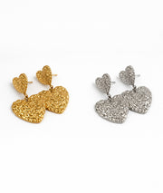 Boucles d'oreilles cœurs Hanna tous coloris face