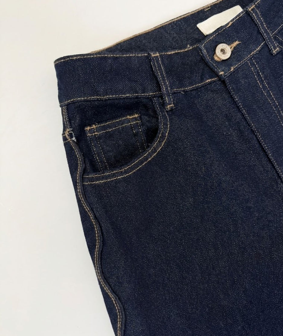 Jean brut détail vague Antonia détails