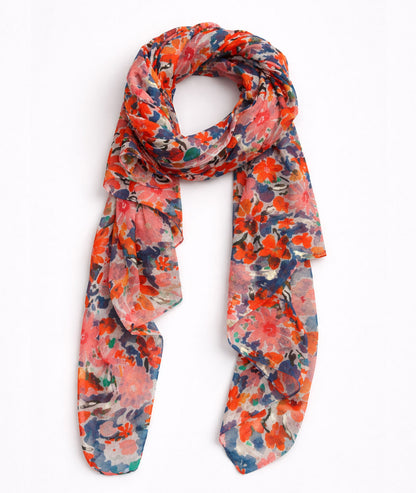 Foulard à motif fleuri Spring face