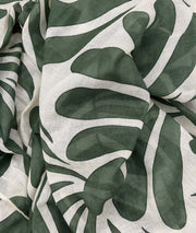 Foulard à motif Paloma vert détails