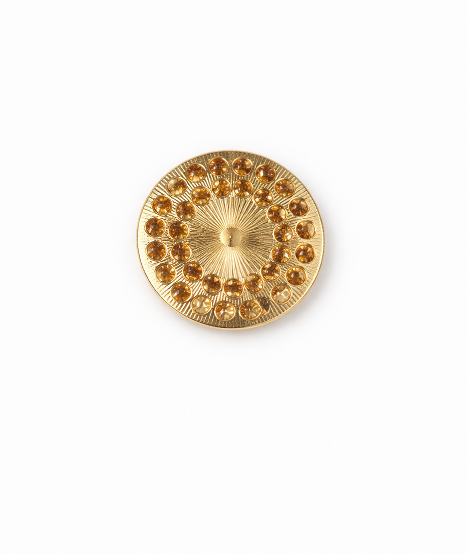 Broche à strass colorés Vitail dos
