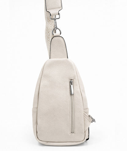 Sac banane en bandoulière Paulie écru dos