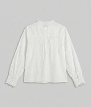 Chemise à broderies anglaises Eva blanc dos