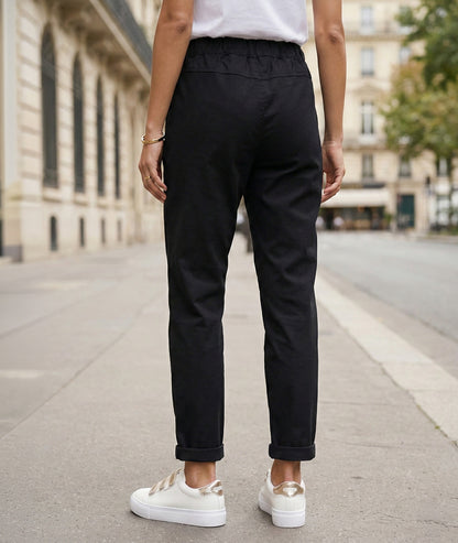Pantalon coupe carotte Kaina face arrière