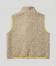 Veste sans manches bi-color chiné Lynda arrière