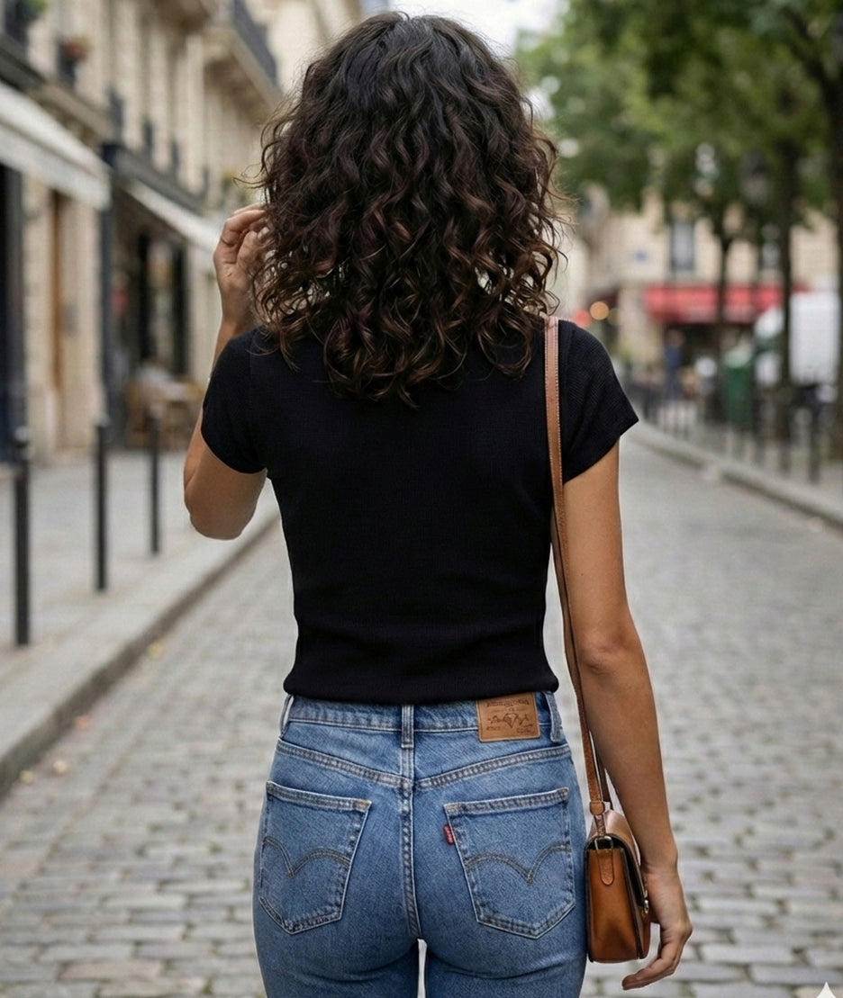 Gilet manches courtes Mell face arrière