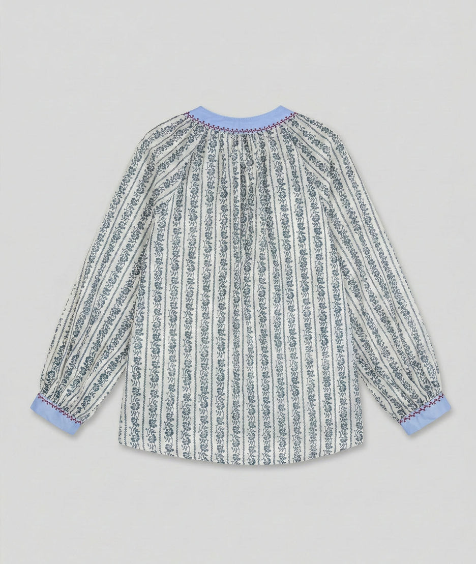 Blouse ample à motif Manue arrière