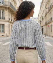 Blouse ample à motif Manue face arrière