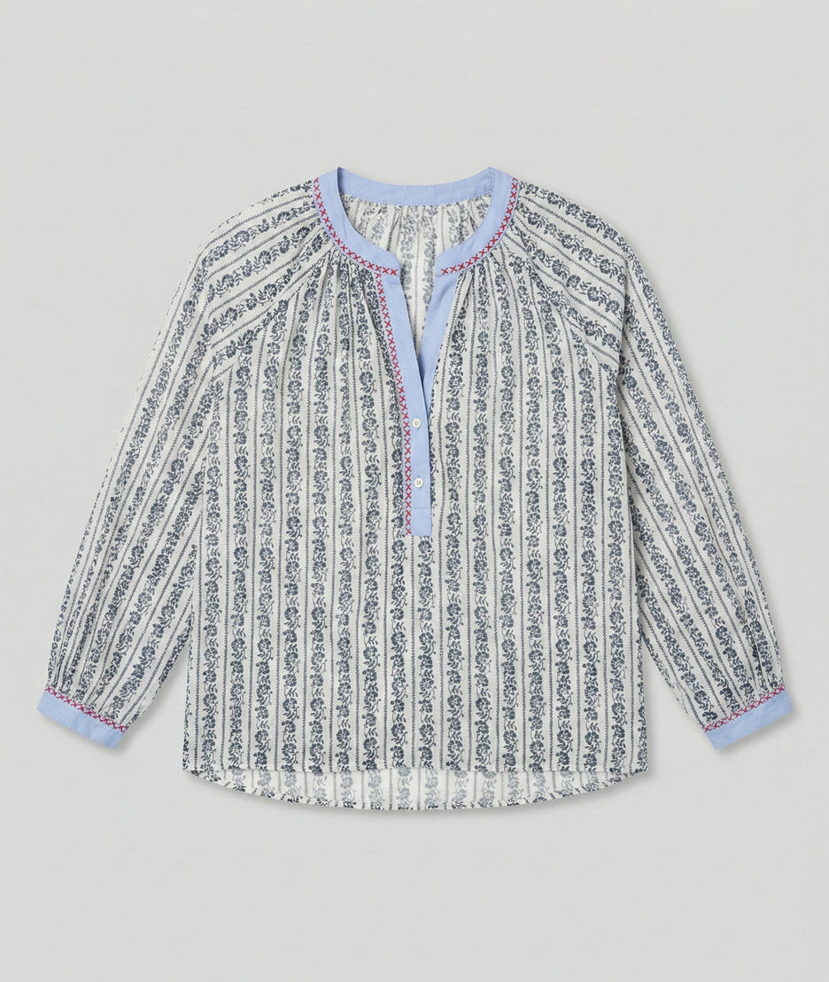 Blouse ample à motif Manue