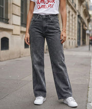 Jean large gris Yia - gris