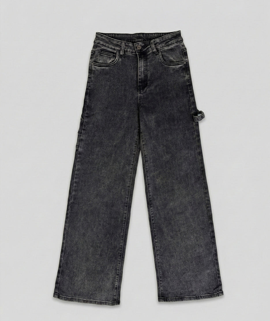 Jean large gris Yia avant