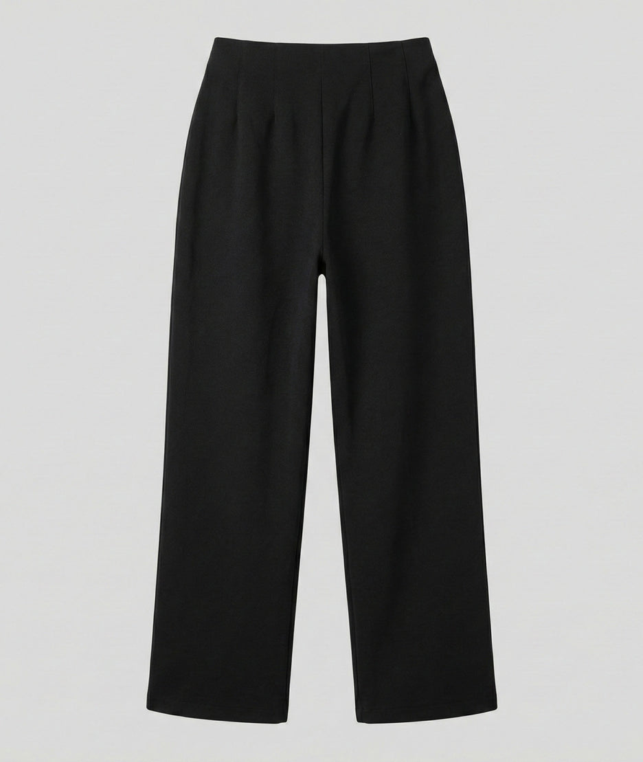 Pantalon large taille élastique Victoria avant