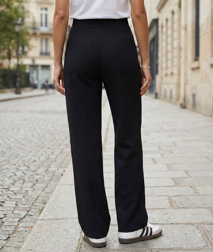 Pantalon large taille élastique Victoria face arrière