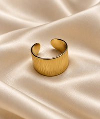 Bague large Dora - jaune