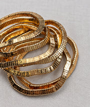 Bracelets élastiques Ciali dorés multiples pour femme