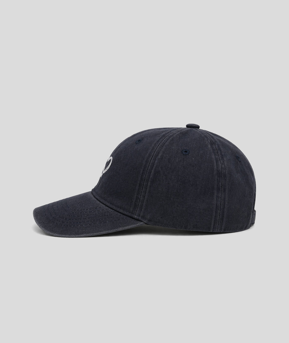 Casquette Coeurly en jean marine coté