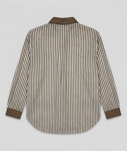 Chemise Camelia à rayures camel dos