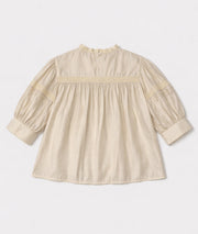 Blouse Eliana fluide manches courte - beige