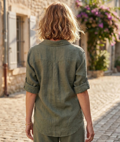 Chemise Evy kaki dos — marque Carnaby