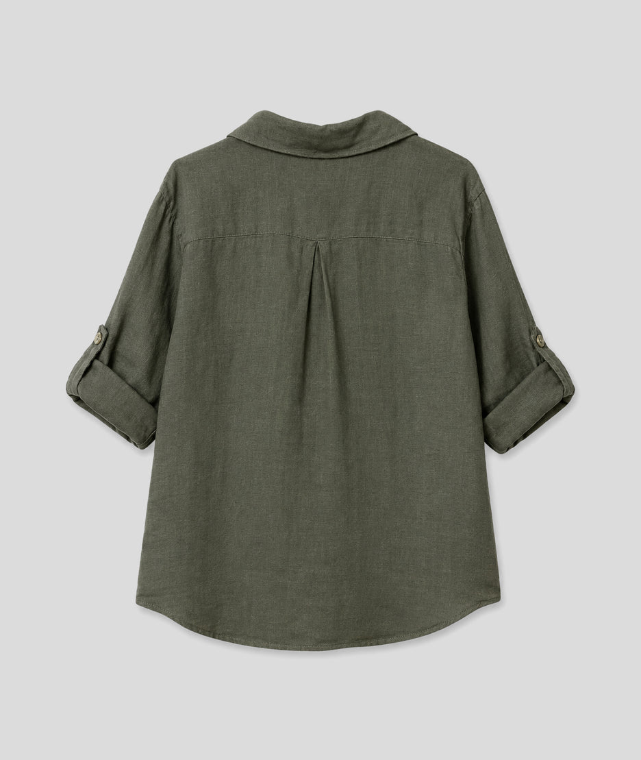 Chemise Evy kaki dos — marque Carnaby