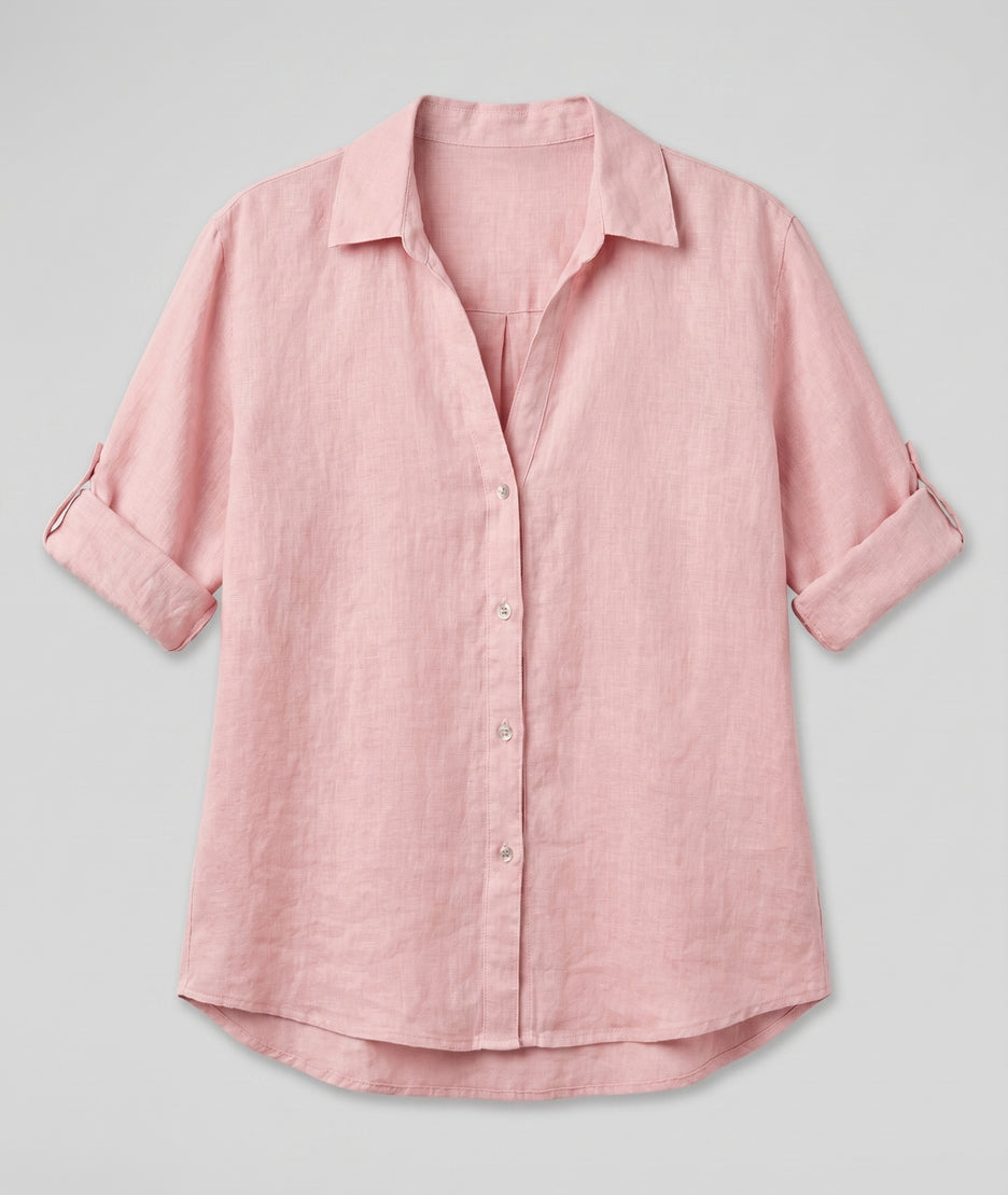 Chemise Evy rose avant — marque Carnaby
