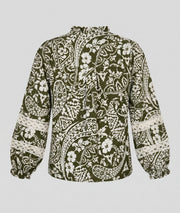 Chemise Irma broderies ajourées dos